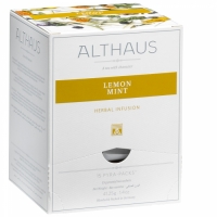 Чай травяной Althaus Лимон Минт в пирамидках