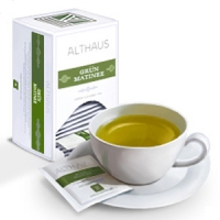Чай зеленый Althaus Альтхаус Грюн Матинэ пакетированный для чашки