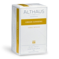 Чай зеленый Althaus Green Ginseng (Альтхаус зеленый женьшень) в пакетиках для чашки