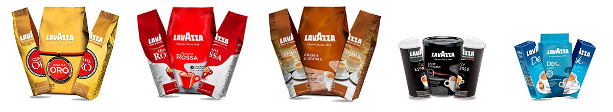 Новая упаковка кофе Lavazza